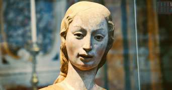 L'unica scultura realizzata dal Mantegna: e la splendida Sant'Eufemia e si trova a Irsina